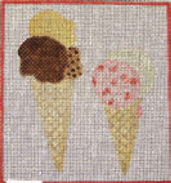 11967 CWD-C12 Ice Cream Cone 13 Mesh  7 x 7 Changing Women Designs