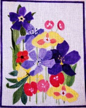 12014 CWD-FL10  Spring Garden 7 x 9.5 18 Mesh Changing Women Designs