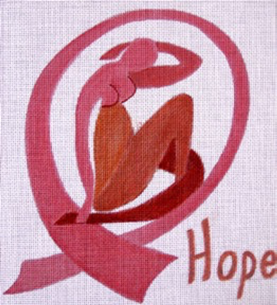 11995 CWD-H31 Breast Cancer Hope 8.5 x 8.5 18 Mesh Changing Women Designs