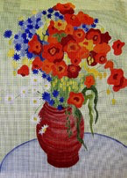 12698 CWD-M28 Van Gogh Poppies 13 x 17.5 18 Mesh Changing Women Designs