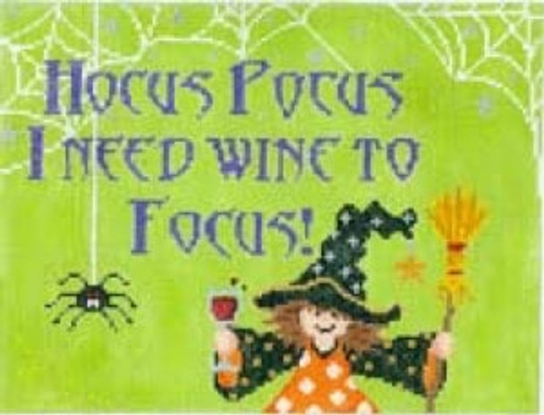 S-195 Hocus Pocus I need wine 6x 8 18 Mesh The Meredith Collection