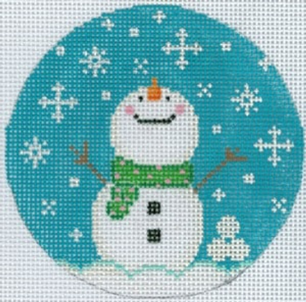 XO-173d First Snow!  5" Round 13 Mesh The Meredith Collection