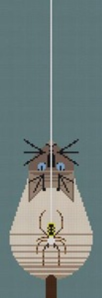 Along Came A Spider HC-A174  Charley Harper 18 Mesh 3 1/2 x 10