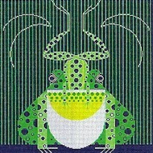 Frog Eat Frog HC-F140 Charley Harper 13 Mesh 133⁄4 x 133⁄4