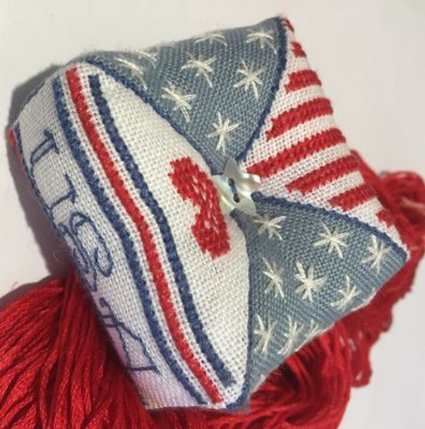 JM-074 Stars and Stripes Tuffet DD Designs