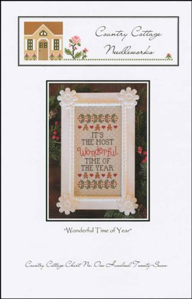 Wonderful Time Of The Year 75w x 139h Country Cottage Needleworks 17-2137