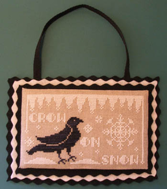 Crow On Snow 79w x 52h Misty Hill Studio 15-1071 