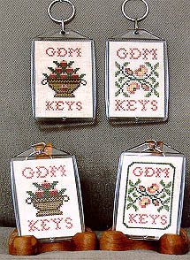Summer's Bounty Key Chains (Includes One Key Chain) by Milady's Needle 05-2233 