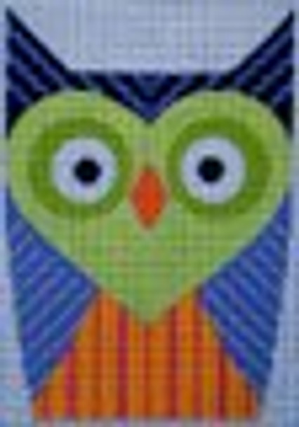N110A Spooky Owl 3.5 x 5 EyeCandy Needleart