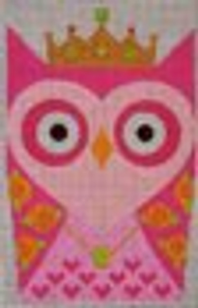 N112A Princess Owl 4.25 x 6.5 EyeCandy Needleart