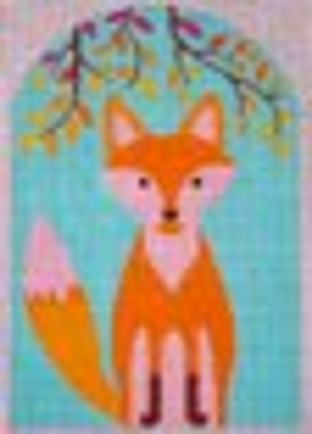 N121 Fall Fox 6x4 EyeCandy Needleart