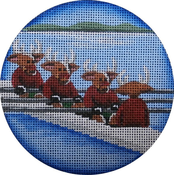 1022x Rowing Team  4" Round 18 Mesh Rebecca Wood Designs!