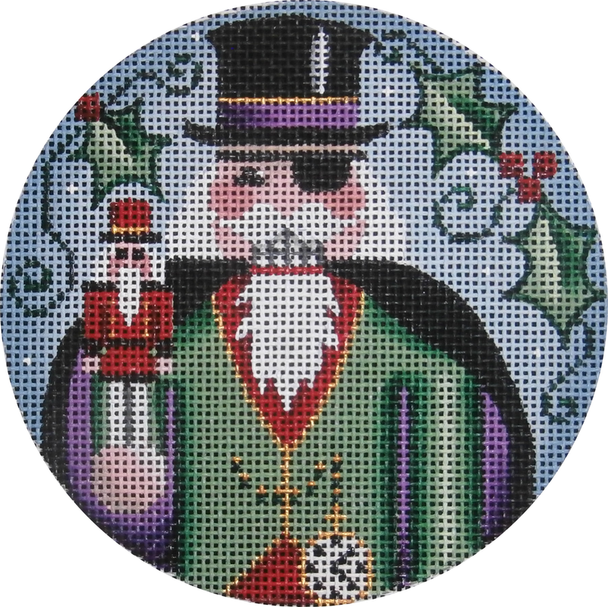 1039e Herr Drosselmeyer  4" Round 13 Mesh Rebecca Wood Designs !