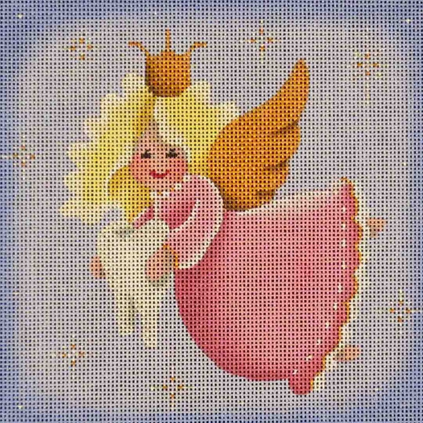 38a Tooth fairy 6" 18 Mesh Rebecca Wood Designs !