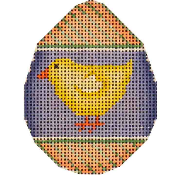 74j Chick egg 2.25" x 3" 18 Mesh Rebecca Wood Designs!