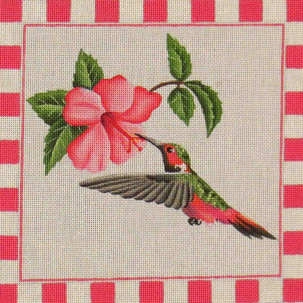261m Hummingbird 9" x 9" 18 Mesh Rebecca Wood Designs!