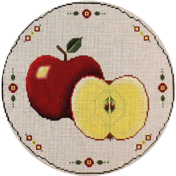 268i September Apple 10" Round 13 Mesh Rebecca Wood Designs!