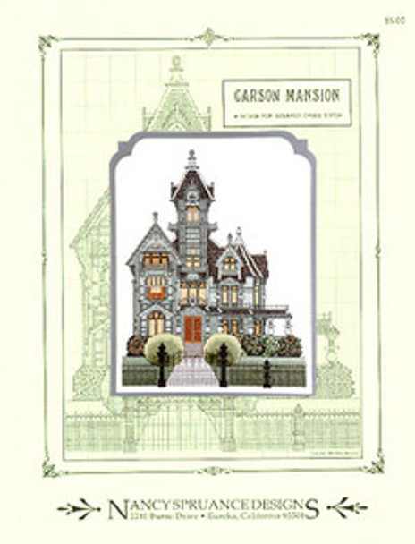 Carson Mansion by Nancy Spruance Designs 2897 