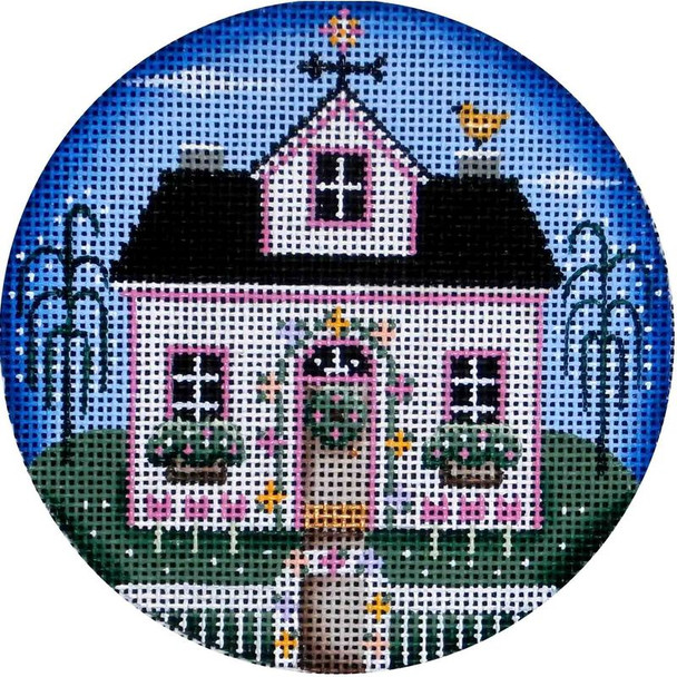 1032e Spring cottage 4" Round 18 Mesh Rebecca Wood Designs!