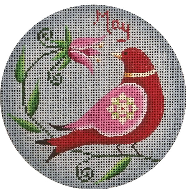 1035e May Bird 4" Round 18 Mesh Rebecca Wood Designs!