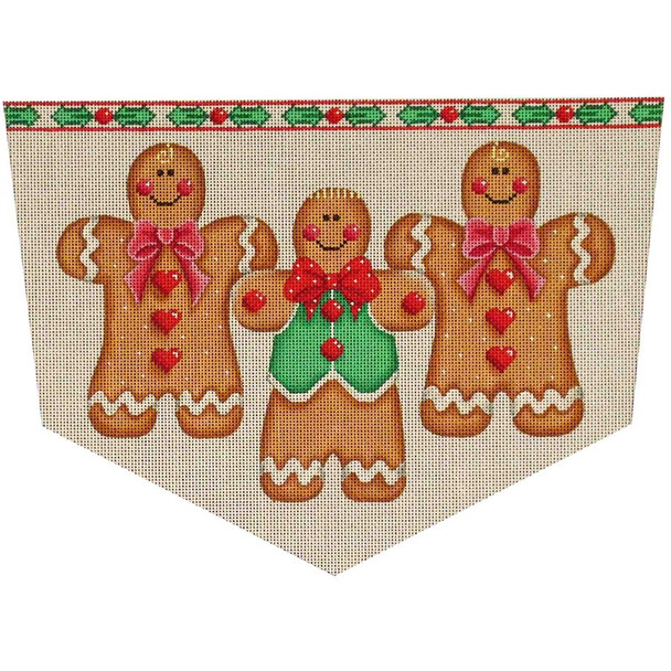 1404 Gingerbread trio cuff 8" x 11" 18 Mesh Rebecca Wood Designs!