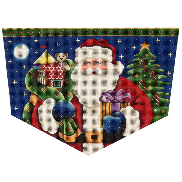 1411b Santa Clause Cuff 8" x 11" 13 Mesh Rebecca Wood Designs!