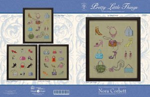NC181P Nora Corbett Pretty Little Things Collection Approximate size of each 10.3" w x 12.7" h
