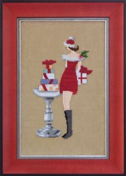 NC171 Nora Corbett Red Dress Gifts - Red Ladies Collection Approximate size 5"w x 8.7"h