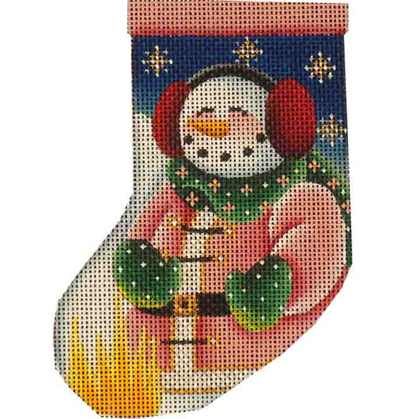 502mm Snowgirl Fire 4" x 5" 18 Mesh Rebecca Wood Designs!