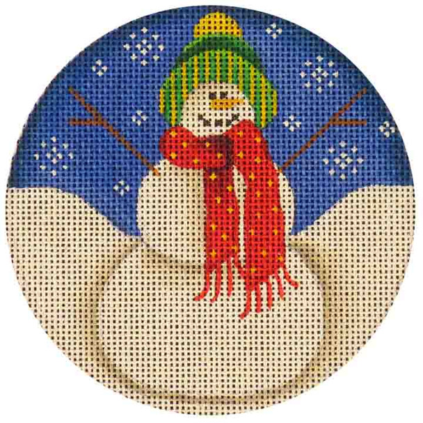 505d Snowman 4" Round 18 Mesh Rebecca Wood Designs!