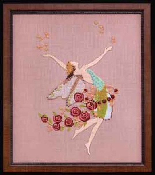 NC154 Nora Corbett Caprice - Muse Collection Approximate design size 10" w x 8.3" h