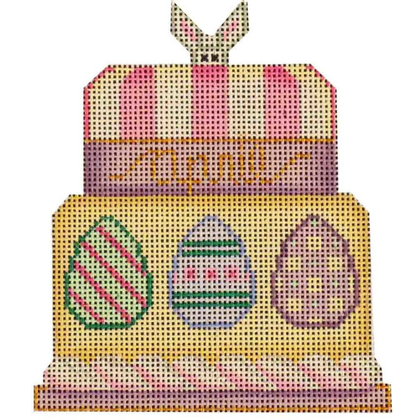 538d1 Easter baby cake 4 x 4.5 18 Mesh Rebecca Wood Designs !