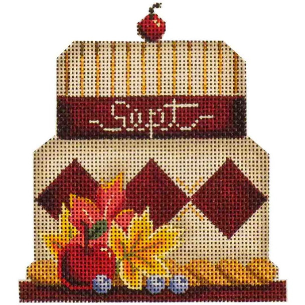 538i Sept baby cake 4 x 4.5 18 Mesh Rebecca Wood Designs !