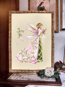 Spring Fae, The 92w X 125h Passione Ricamo