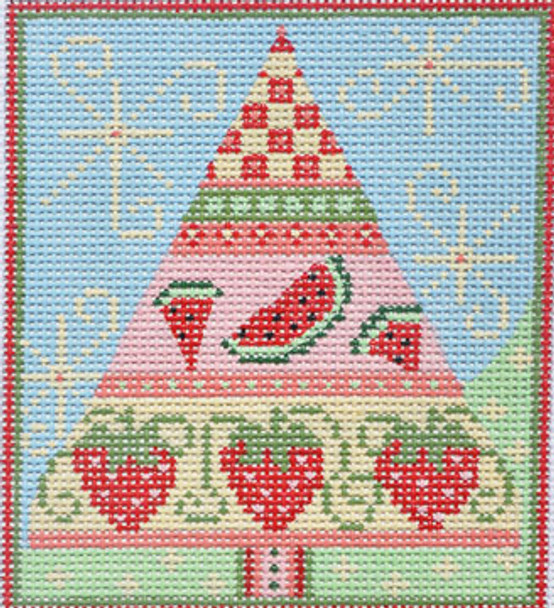 CH-223 Watermelon Tree 3 x 4 18 Mesh Danji Designs CH Designs