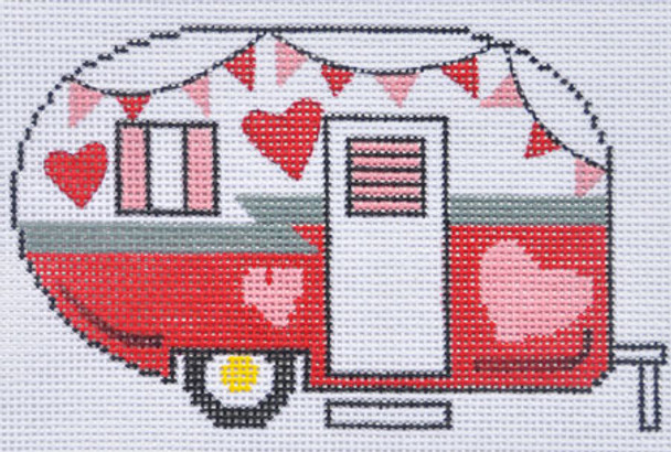 ZIA-66 Valentine Camper Van 5 x 4 1/2  18 Mesh ZIA DESIGNS Danji Designs