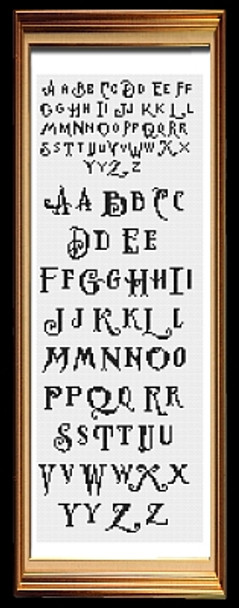 Alphabet 3 Peacock & Fig PAF-A3 