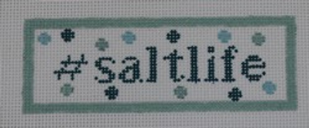 HT38  #SaltLife 1.625x4.5  18 Mesh Kristine Kingston Needlepoint Designs