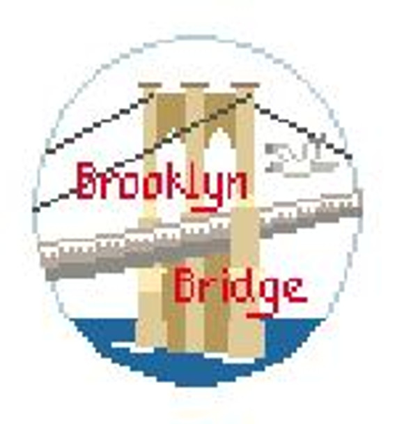 BT699 Brooklyn Bridge Round 4" diameter 18 Mesh Kathy Schenkel Designs