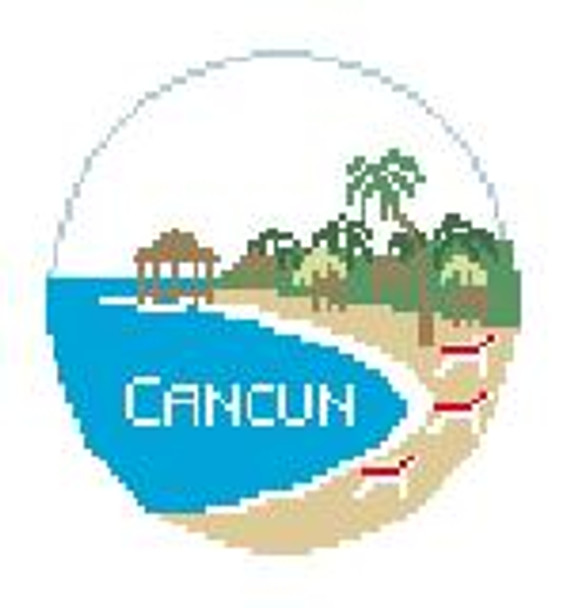BT718 Cancun 4" diameter 18 Mesh Kathy Schenkel Designs