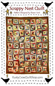 Rusty Crow Patterns Scrappy Nest Quilt 60 x 75 12-1149