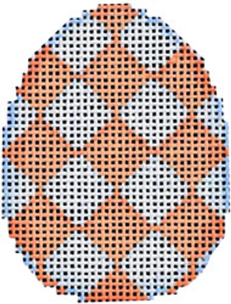 EG-613E Peach Harlequin Mini Egg 2x2.5 18 Mesh Associated Talents 
