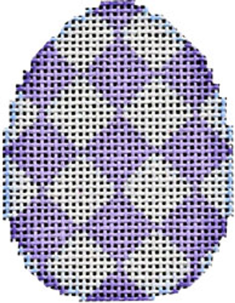 EG-613U Purple Harlequin Mini Egg 2x2.5 18 Mesh Associated Talents 