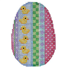 EG-319 Dots/Chicks/Harlequin Egg 2.75x3.75 18 Mesh Associated Talents 