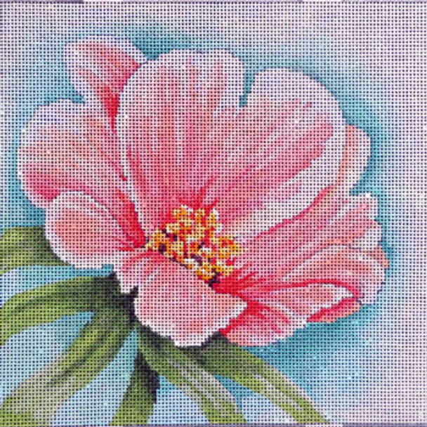 D-1820 Peach Floral #1 9x9 13 Mesh Associated Talents 
