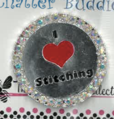 The Meredith Collection Words And Sayings:  I Love Stitching Chatter Buddy Needle Minder