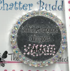 The Meredith Collection Words And Sayings:   Don't Let Anyone Chatter Buddy Needle Minder 