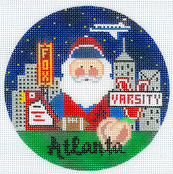 XO-196a Atlanta Santa 5" Round  18 Mesh The Meredith Collection