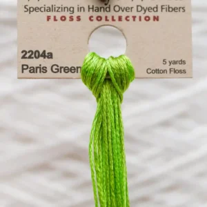 6-Strand Cotton Floss Weeks Dye Works 2204a Paris Green