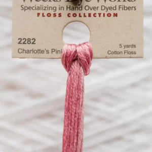 6-Strand Cotton Floss Weeks Dye Works 2282 Charlotte's Pink